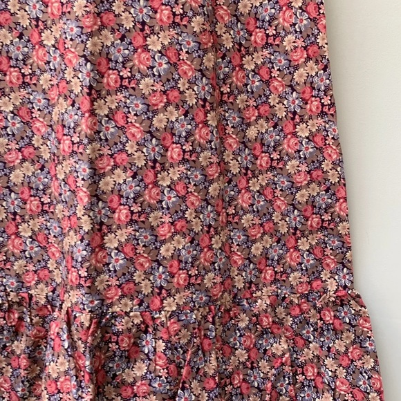 Vintage M&S St Michael Maxi Skirt fits UK 12 Ditzy floral - Picture 5 of 12